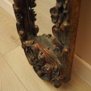 Mirror in a wooden frame, Italian design, 1960s, production: Italy