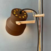 Mid-century Space Age brown Anvia floor lamp