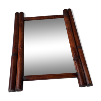Wooden mirror