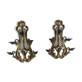 Pair regency sconces