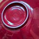 Fruit bowl - Saint Clément burgundy and gold dish