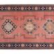 Overdyed Long and Wide Turkish Oushak Runner 4'7" X 11'10"