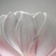 Vintage Walther Glas lotus bud vase, Germany, 1970s