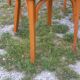 Set of 4 Baumann bistro chairs from the 1950s.