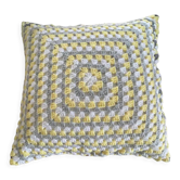 Coussin crochet vintage