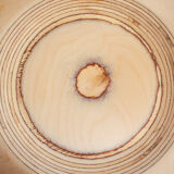 Set of birch wood plates by Eero Saarinen for Keuruu 60s