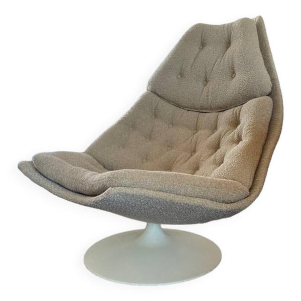 Fauteuil Lounge Artifort modèle F588 par Geoffrey Harcourt, années 1960