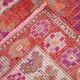 3x12 Vintage Pink & Red Turkish Runner Rug, Super Soft Rug, 86x378Cm