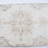 Small Vintage Geometric Wool Carpet sku 3218