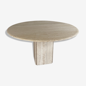 Table Roche Bobois Dolmen in travertine