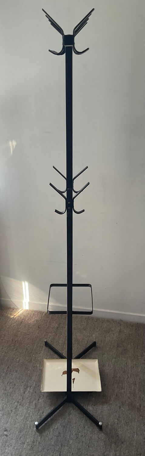 Vintage standing coat rack wardrobe from the 60s