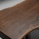 Rustic brutalist table Mobichalet in solid oak, Belgium 1960s