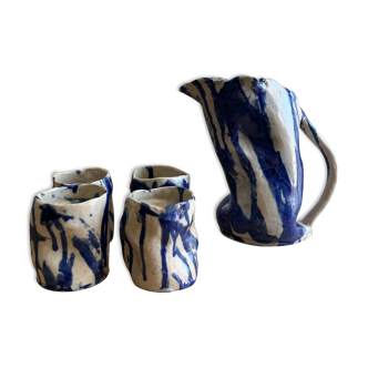 Pitcher and glasses service N. Meyer