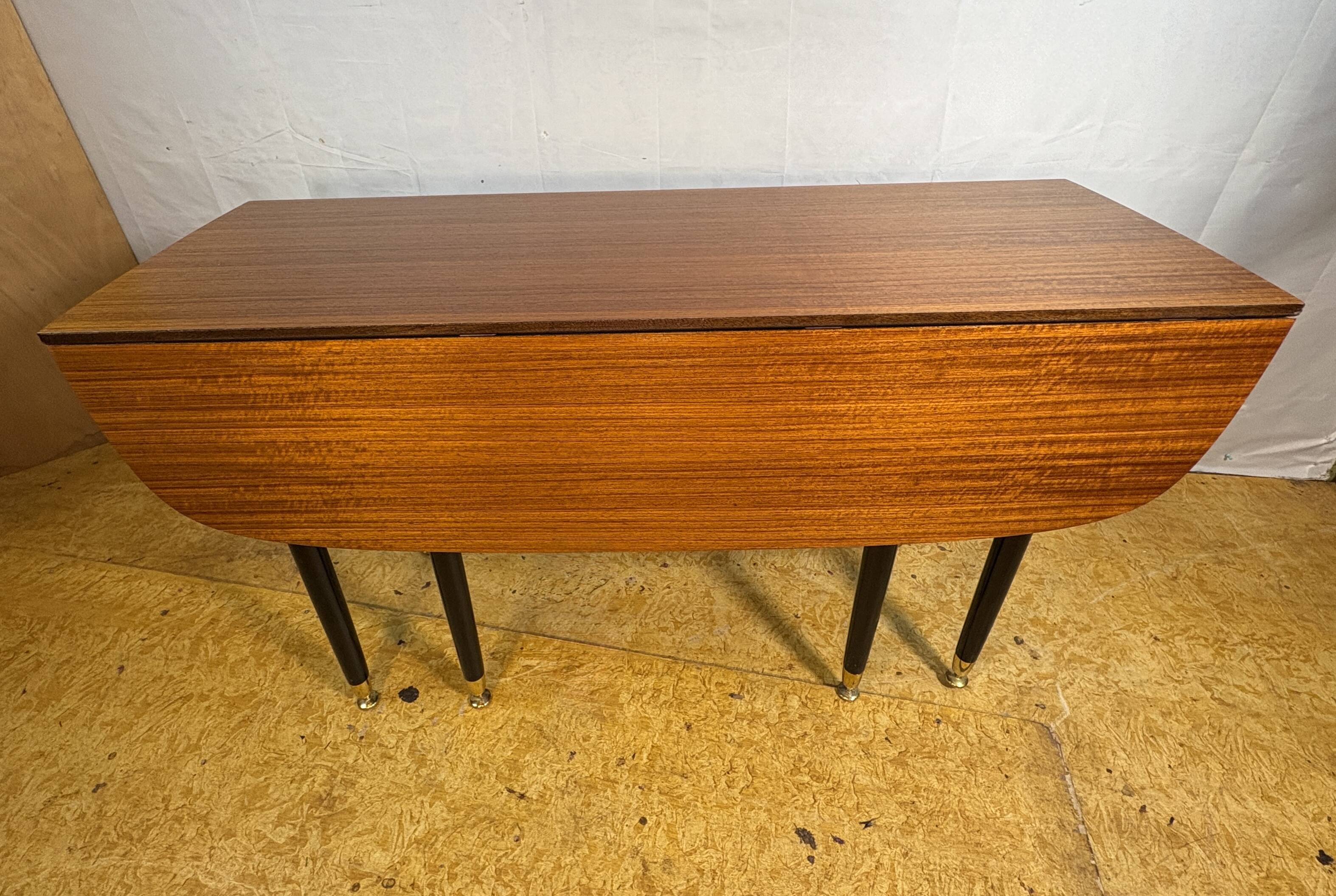 Mid Century Retro Vintage Teak & Tola Extending fold out Dining Table GPlan