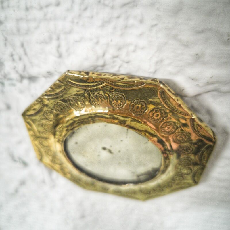 Miroir en laiton