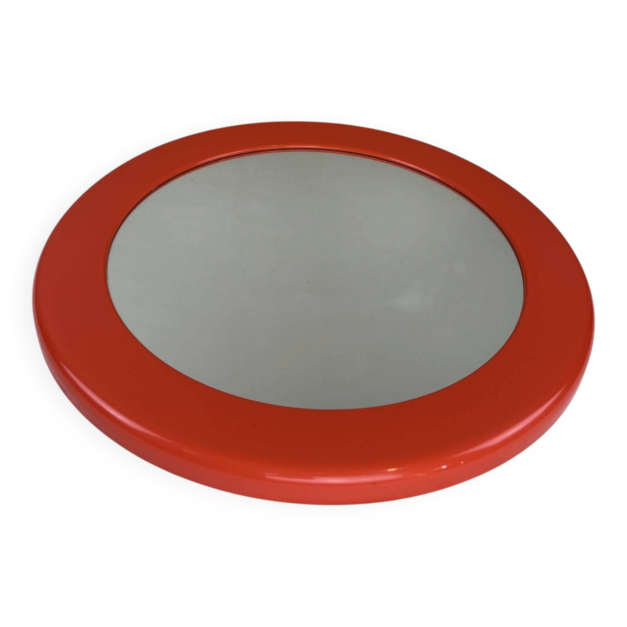 Miroir orange vintage