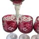 6 crystal shot glasses