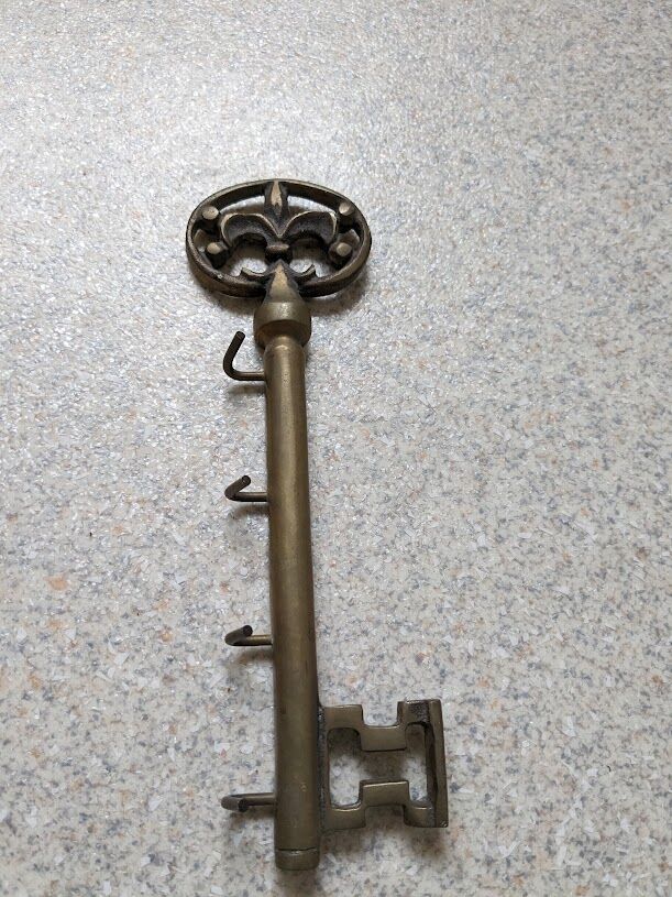 Brass keychain