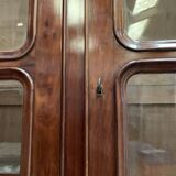 Window furniture in two bodies Napoleon III Mahogany and veneer XIX century