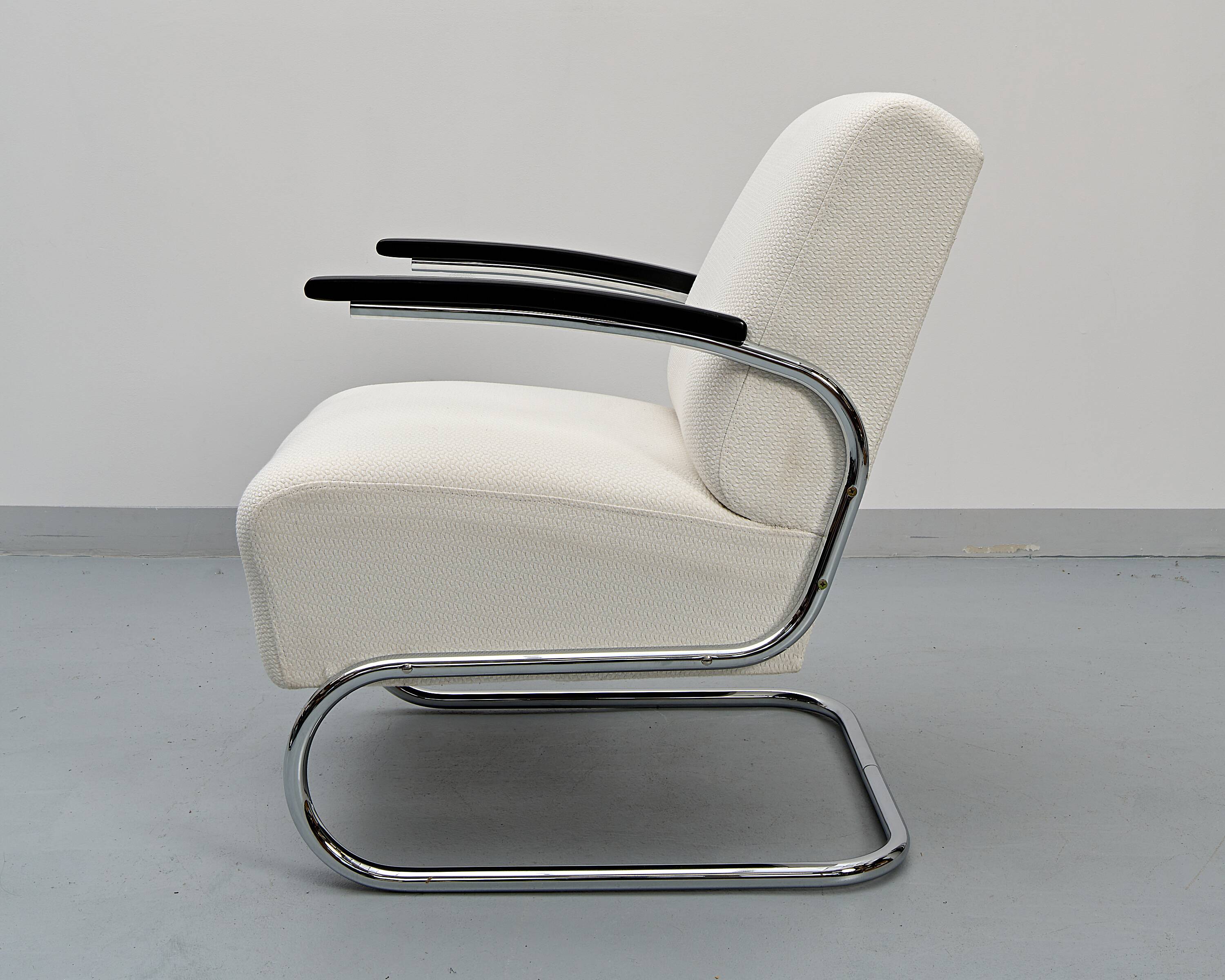 S411 Armchair by W. H. Gispen for Mücke & Melder, 1930s