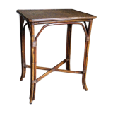 Side service table in old rattan