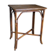 Table-desserte d'appoint en rotin ancienne