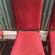 Vintage Louis XIII style chairs sheep bones in beech and velvet.