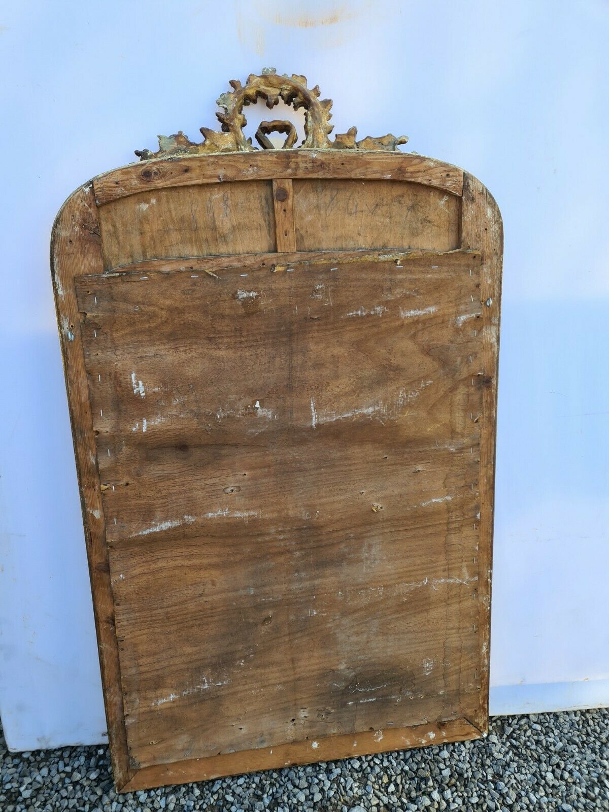 Miroir doré style Louis XVI 74x128cm