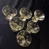 Crystal liqueur service years 1930/1940