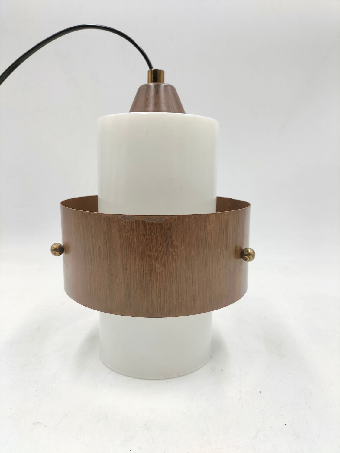 Vintage glass pendant light