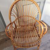 Rattan armchair
