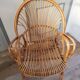 Rattan armchair