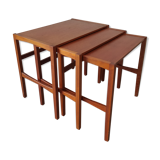 Solid teak pull out tables