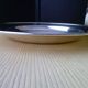 Half hollow serving dish in silver metal 32.5 cm