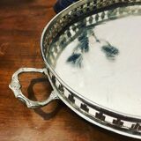 Oriental silver metal top