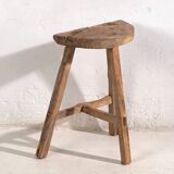 Antique Chinese stool in wood – end of the Qing dynasty (c.1900) #2