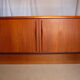 Scandinavian vintage low teak enfilade