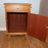 Light oak bedside table 1960
