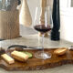 Wooden cheese platter