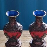 Vases cinabre