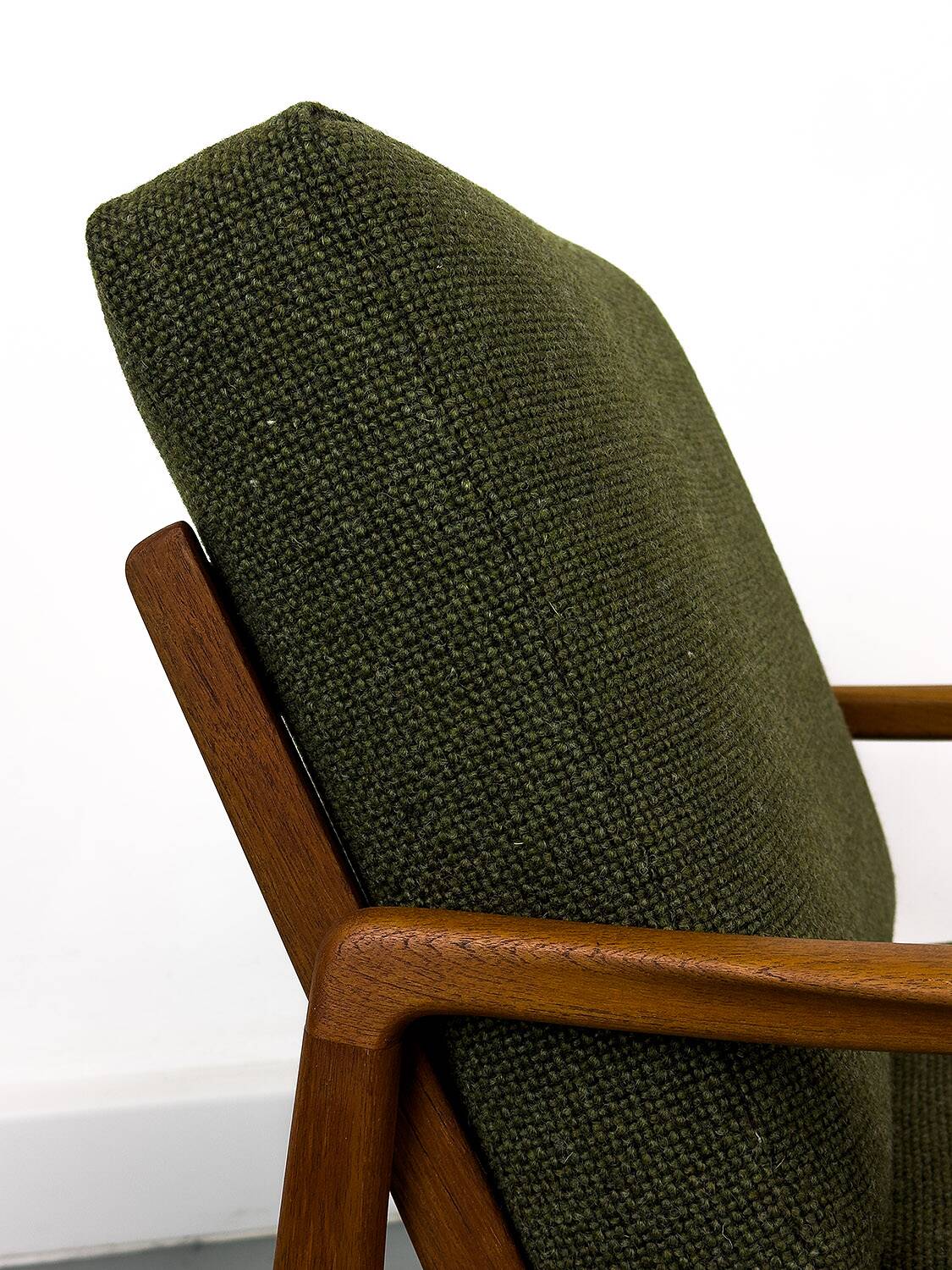 Danish Teak Rocking Chair by Ole Wanscher for France & Son, 1960s