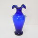 Art Czech Glass Vase, by Glasswork Novy Bor, 1950's.
