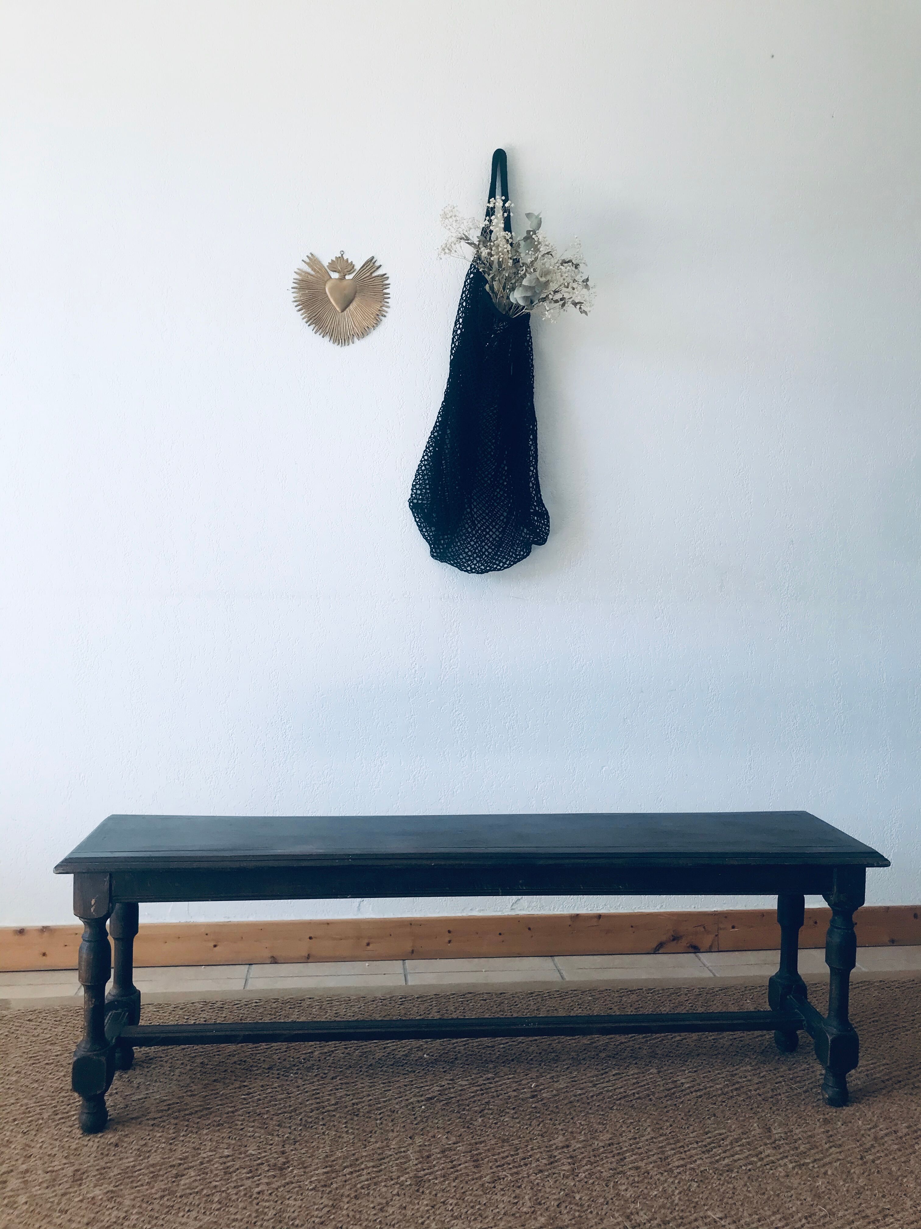 Old wooden bench