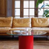 Red leg coffee table