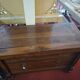 Empire-style kneading table in solid walnut circa 1820