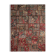 Handmade traditional vintage persian patchwork area rug 110x248cm