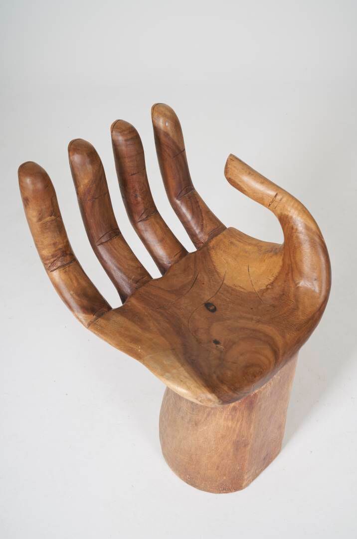 Solid wood hand chair