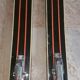 Old skis wooden and its pair of sticks