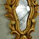 Paire de miroir bois doré.