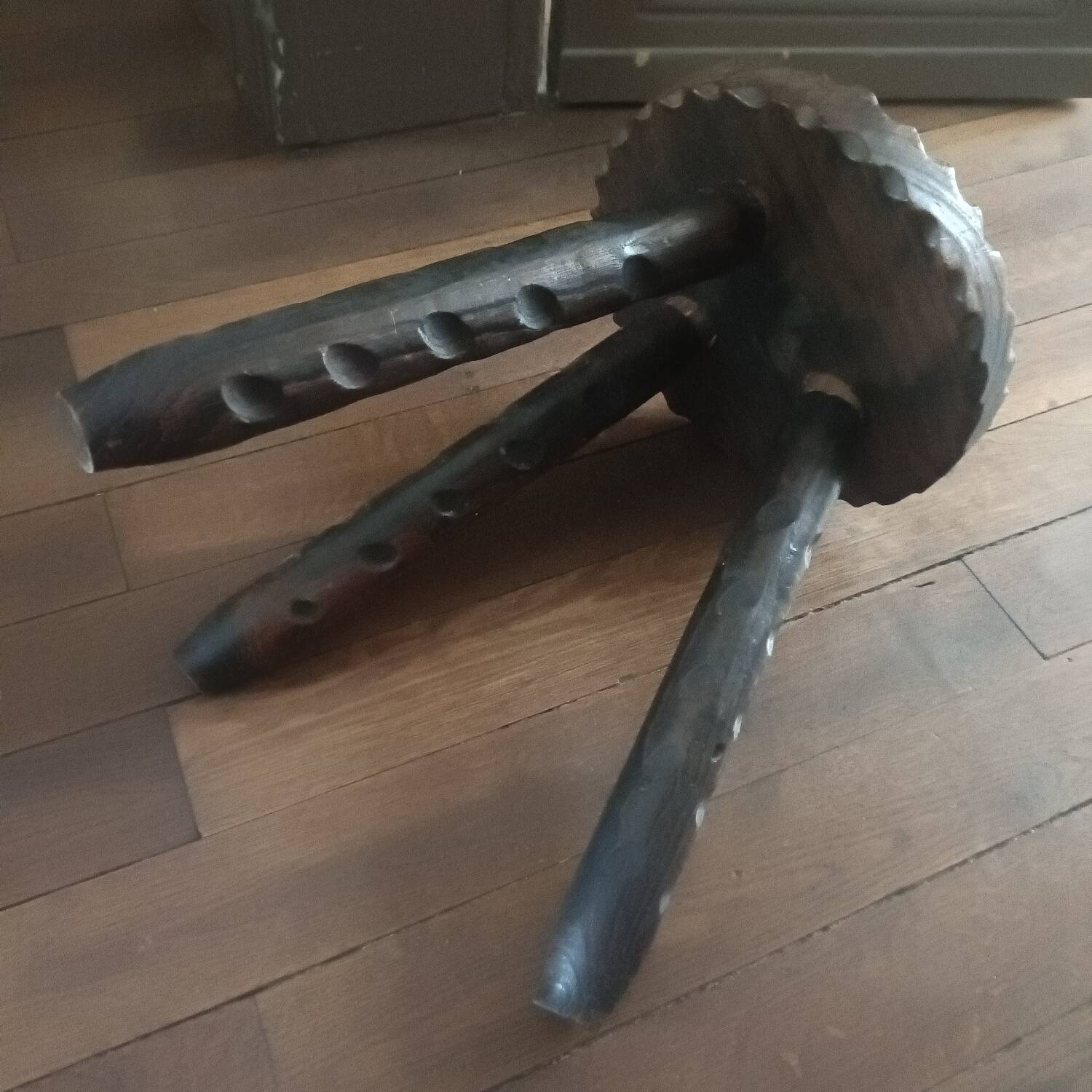 Vintage tripod stool